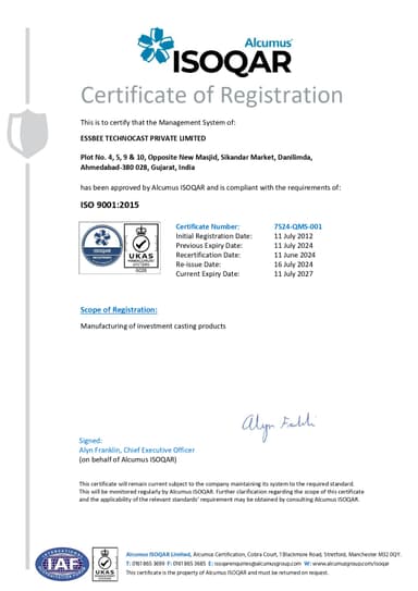 CE Certificate